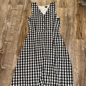 Black and White Checkered Dress